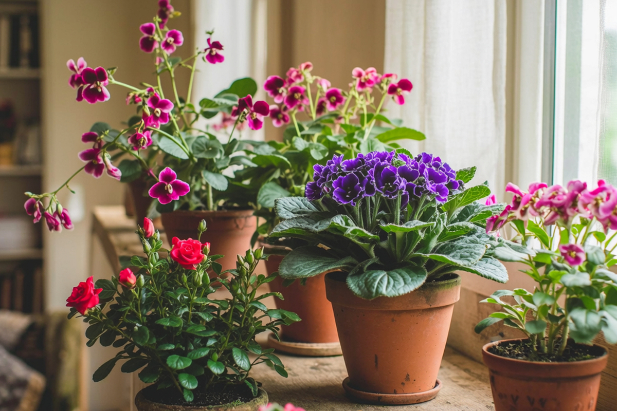 цъфтящи стайни цветя